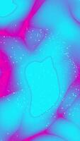 abstrato Rosa e ciano líquido redemoinhos, digitais arte video