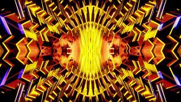 Multicolored VJ loop kaleidoscope equalizer background video