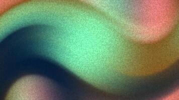 artico notte astratto granuloso pendenza sfondo animazione con liscio onda transizioni e colore turni video