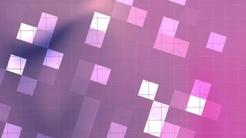 costas para escola abstrato geométrico fundo com mudança quadrados e uma gradiente cor esquema animação video