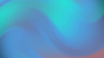 Abstracts Serene teal and blue gradient animation featuring smooth, flowing transitions and soft lighting effects video