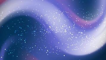 profundo azul claro cremas elegante resumen antecedentes animación con fluido ligero partículas y suave color gradientes video