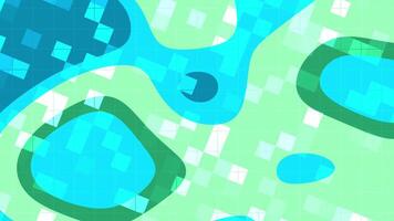 Antique Charm Abstract geometric background animation with fluid shapes and grid pattern motion design video