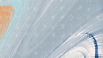 morbido acciaio pendenza astratto sfondo con fluido forme e bianca puntini crea un' dinamico visivo struttura video