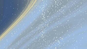 profundo mar resplandor resumen cósmico antecedentes animación con arremolinándose partículas y nebulosa efectos, Perfecto lazo video