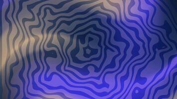 silenciado lavanda marinha abstrato ondulado linhas fundo com psicodélico ilusão, movimento gráfico Projeto animação video