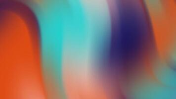 resumos vibrante gradiente animação com fluido cor transições cria uma visualmente dinâmico pano de fundo video