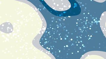 lugna hav flöden abstrakt former morphing med gnistrande partiklar i en dynamisk bakgrund animering slinga video