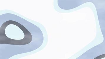 Icy Blue Depths Abstract background animation with flowing shapes and soft blue tones creates a modern aesthetic video