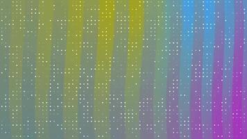 abstracts snurrar punkt matris mönster animering med lutning Färg Ränder skapar en digital bakgrund effekt video