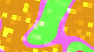 abstracts liquido batter piazza astratto animazione con colorato forme e dinamico movimento per creativo progetti design video