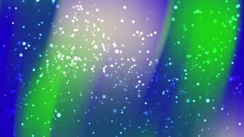 abstracts partiklar färgrik abstrakt bakgrund med gnistrande partiklar och strömmande lutning animering slinga video