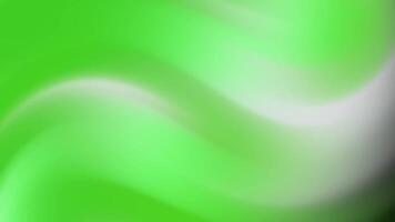 abstracts en vibrerande grön strömmande lutning bakgrund med slät övergångar och subtil vit slingor video