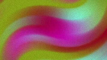 abstracts ljud abstrakt vågor av grön, rosa, och röd skapa en dynamisk och visuellt engagerande bakgrund video