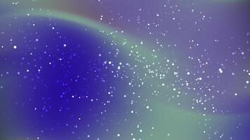 abstracts partiklar skimrande partiklar dansa tvärs över en lutning bakgrund skapande en fascinerande, eterisk atmosfär animation. video