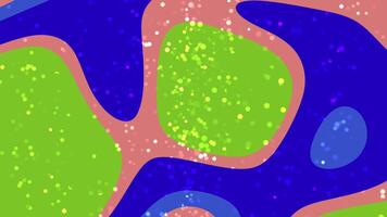 Abstracts Liquid Abstract multicolored shapes animation with sparkling lights, a dynamic and visually engaging background video