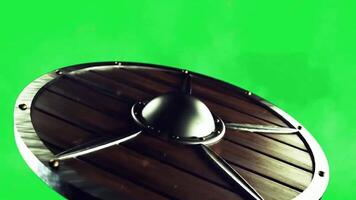 roterande skydda element på grön skärm för sammansättning och rörelse grafik projekt, nejha och Marsiya grafisk element med grön skärm effekt video