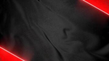 elegante nero stoffa con rosso leggero effetto elegante movimento sfondo per presentazione uso freddo grafico, animato Multi uso grafico piatto con rosso combinazione video