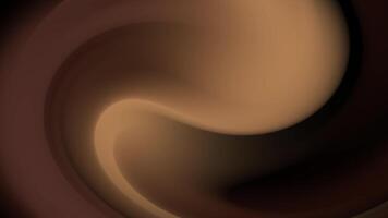 brun abstrakt Vinka bakgrund med slät kurvor och skiktad glöd effekt, idealisk för elegant design, digital konst, eller rörelse grafik med en modern estetisk. video