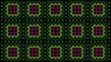 Grün und Rosa abstrakt visuell Partikel Blitz bewirken Hintergrund vj Schleife im 4k video