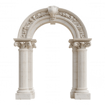 classico 3d icona architettonico storia Perfetto per aggiungendo un' toccare di eleganza e per elemento, visivo progetti, con floreale ornamenti e trasparente sfondo png