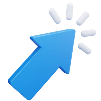 3d icône le curseur Cliquez sur aiguille La Flèche png