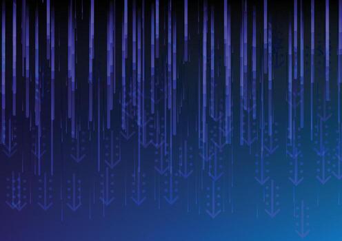 Abstract technology background with lights dark backdrop with black light. vector