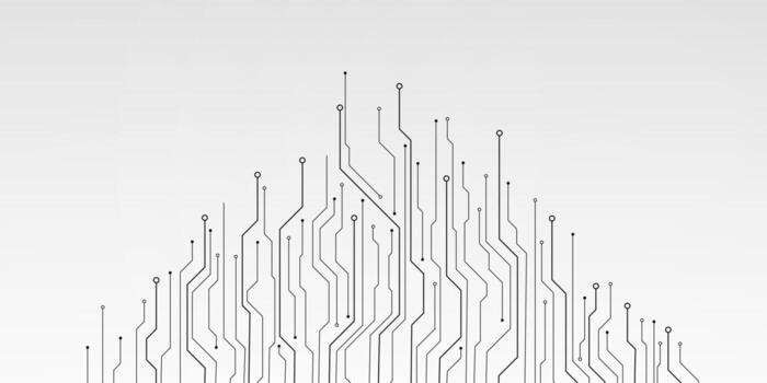 Abstract circuit design pattern vector
