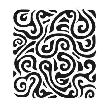 intrincado negro línea patrones con arremolinándose formas en un blanco antecedentes vector