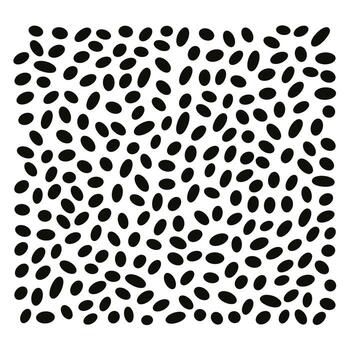 Black and white abstract pattern with scattered organic shapes in a random arrangement vector