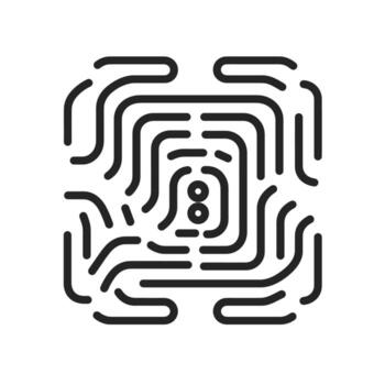 resumen modelo diseño presentando arremolinándose líneas y geométrico formas en monocromo colores vector