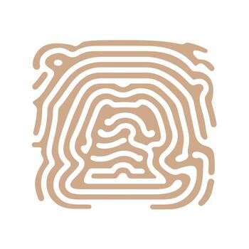 único resumen diseño presentando en capas líneas en un minimalista estilo vector