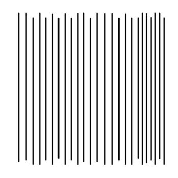 Vertical black lines create a minimalist pattern on a white background in a modern style vector