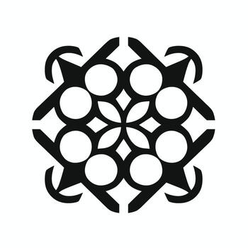 complejo geometría formas un sorprendentes visual vector