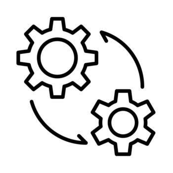 orientado a objetivos Progreso icono vector