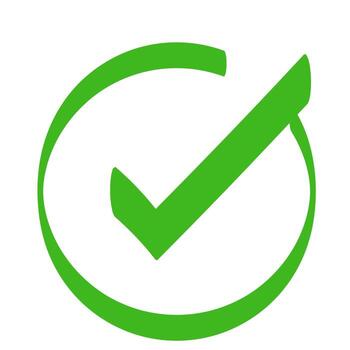 tarea terminación icono vector