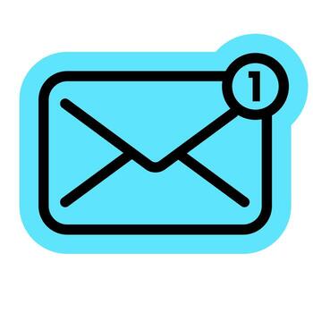 Inbox Message Icon vector