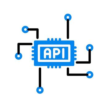 API Configuration Icon vector