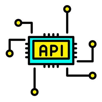 API Request Icon vector