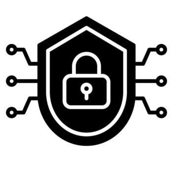 cifrado mensaje icono vector