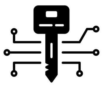 End-to-End Encryption Icon vector