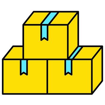 Package Location Icon vector