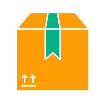 Open Package flat Icon vector