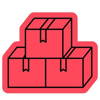 Express Box Icon vector