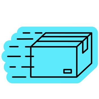 Stacked Boxes Icon vector