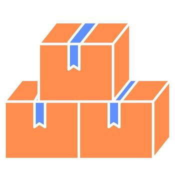 Box with Label Icon vector