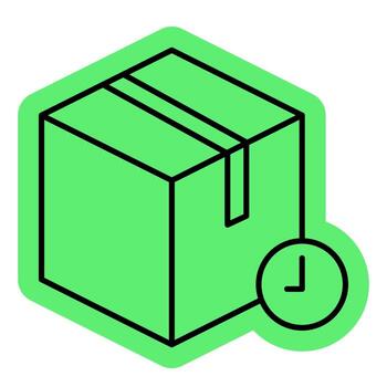 Parcel Box Icon vector