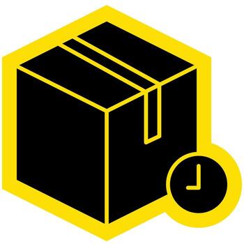 Freight Box Icon vector
