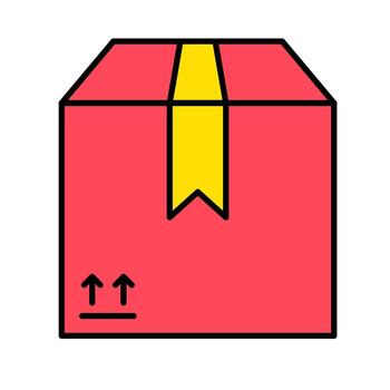 Warehouse Box Icon vector