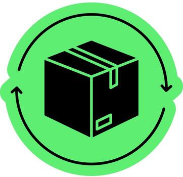 Shipping Box Icon vector